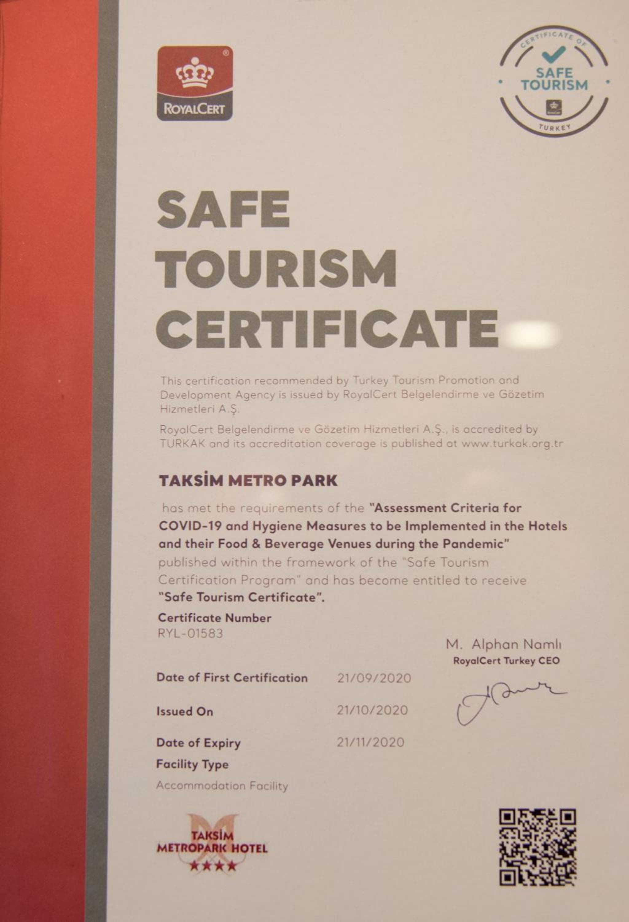 Taksim Metropark Hotel — 26