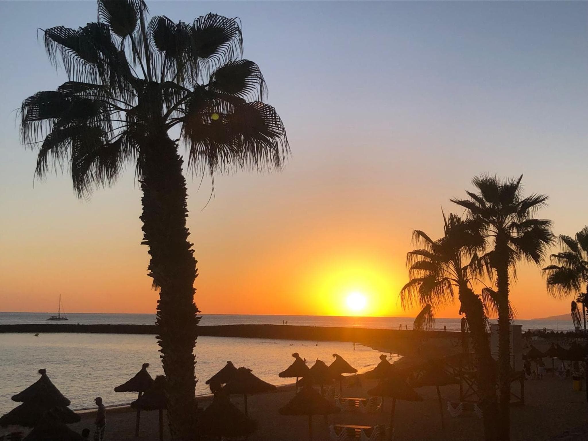 Sunset over the sea — 4