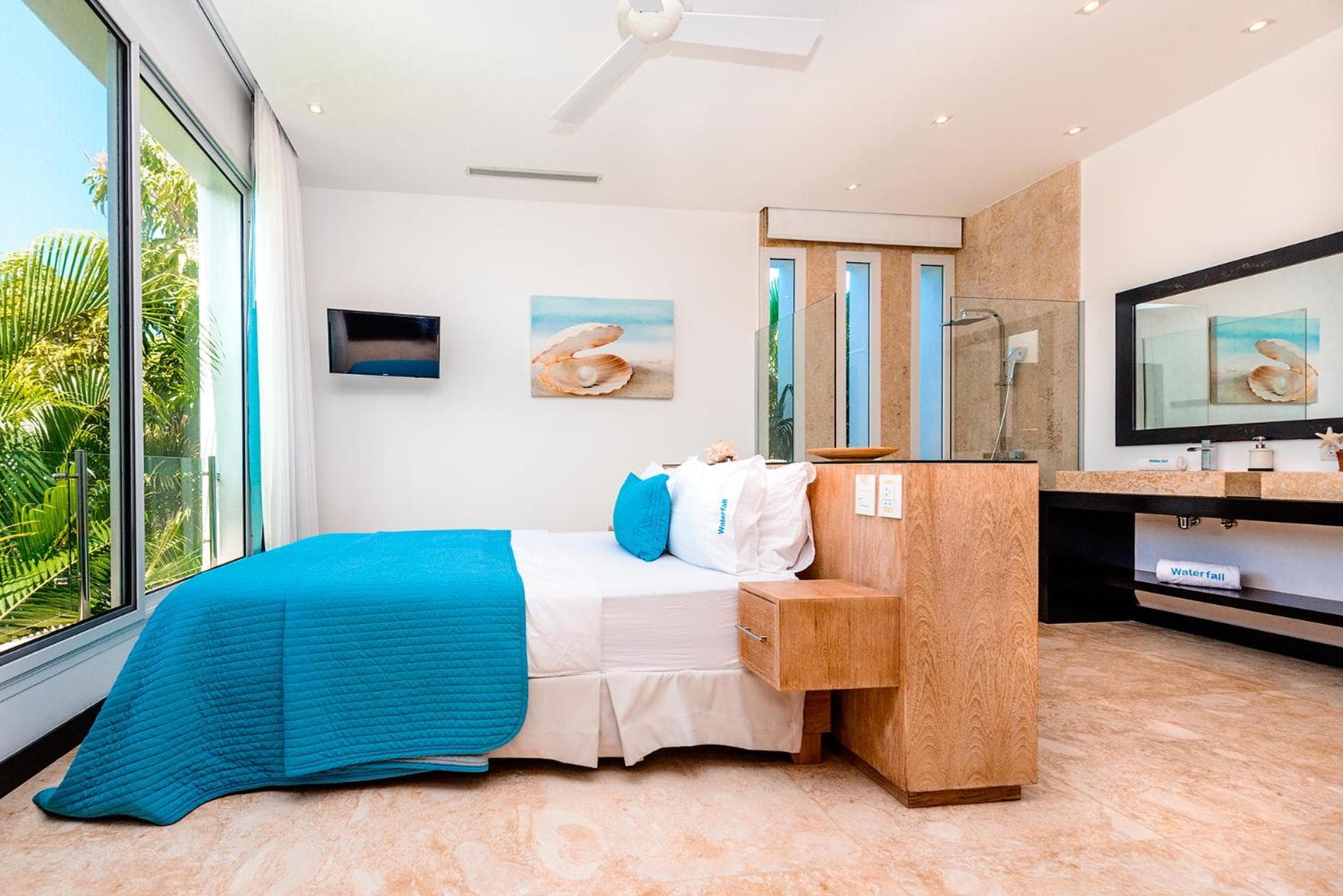 Luxusvermietungen in Punta Cana - Exklusive Waterfall Villa mit privatem Pool, Grill, Zimmermädchen, Golf — 16