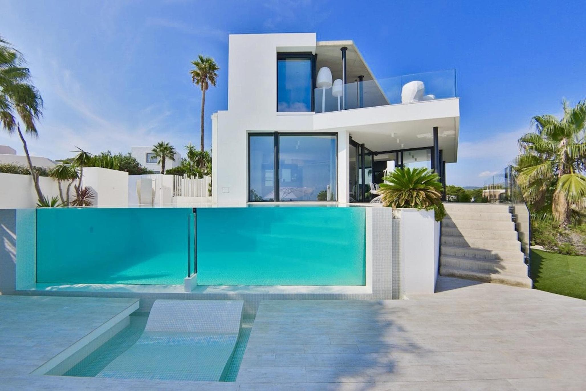 Irresistibile villa Ibiza con 3 camere da letto Villa Buena, piscina privata riscaldata e riscaldamento a pavimento San Jose — 2