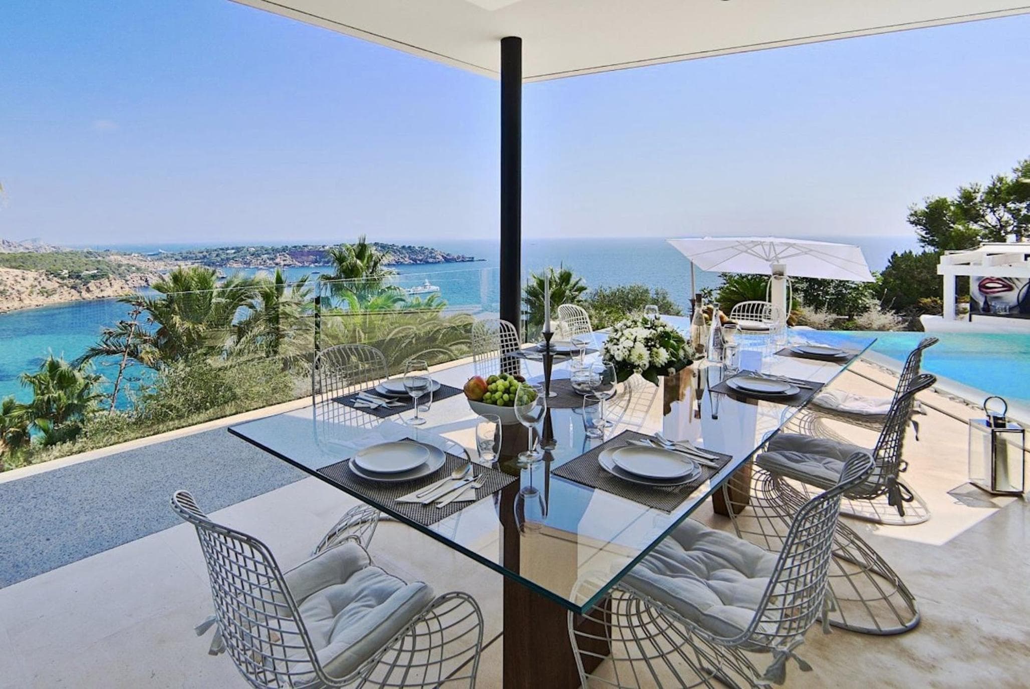 Irresistibile villa Ibiza con 3 camere da letto Villa Buena, piscina privata riscaldata e riscaldamento a pavimento San Jose — 7