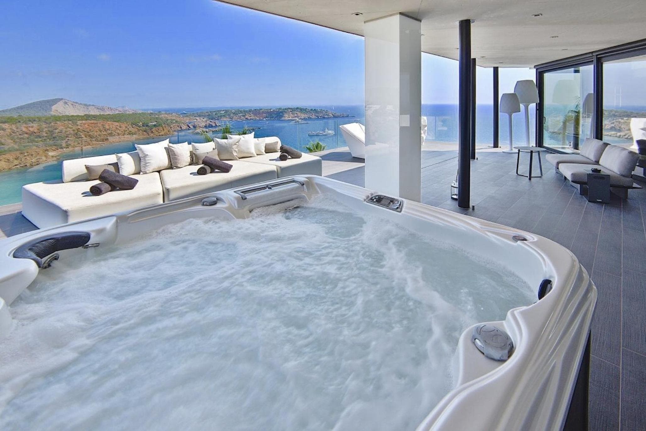 Irresistibile villa Ibiza con 3 camere da letto Villa Buena, piscina privata riscaldata e riscaldamento a pavimento San Jose — 20