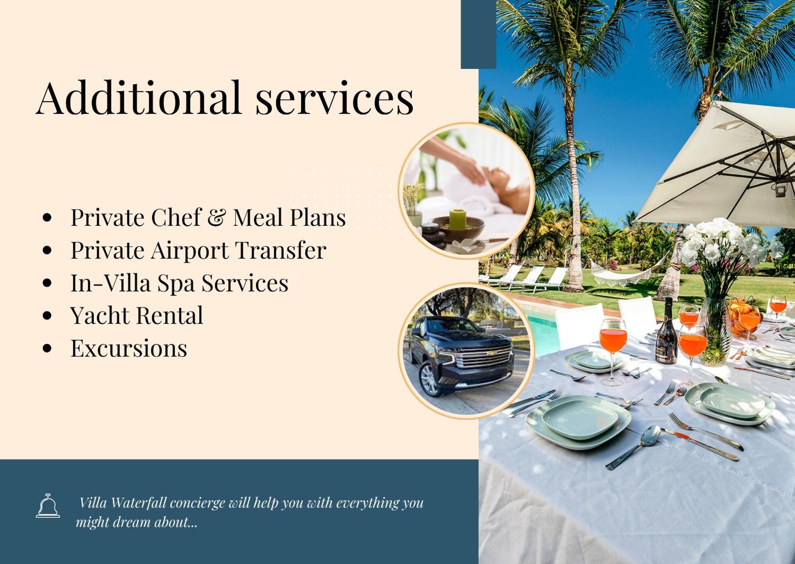 Luxusvermietungen in Punta Cana - Exklusive Waterfall Villa mit privatem Pool, Grill, Zimmermädchen, Golf — 11
