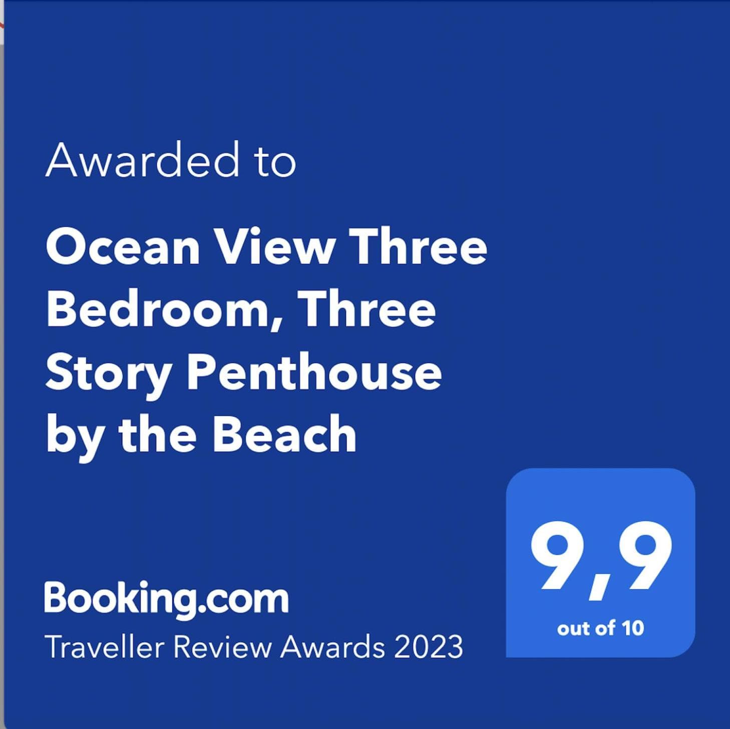 Beachfront Three-Story Coastal Penthouse, 3BR-3BA — 8