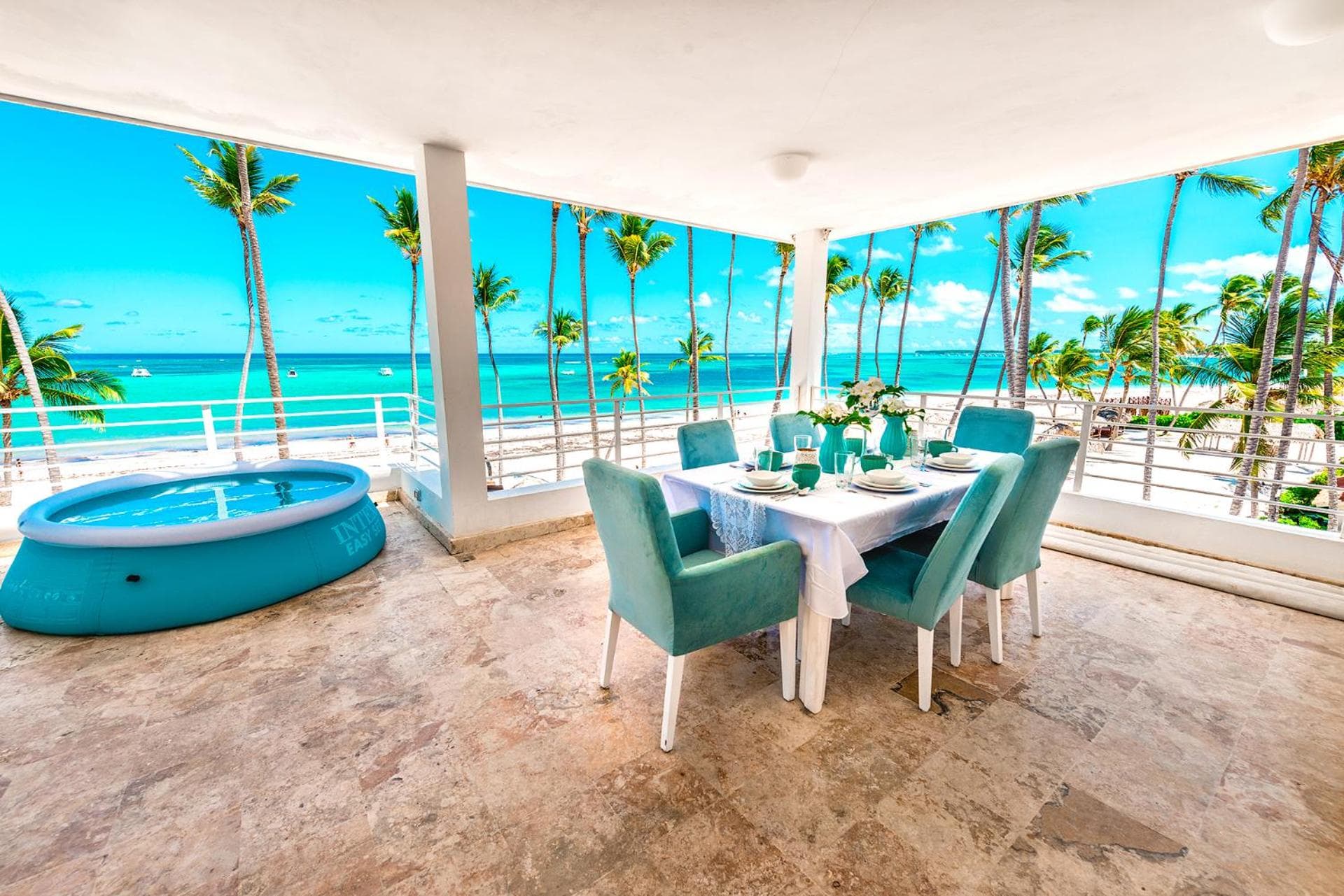 Beachfront Punta Cana Condo for Rent - Ocean View, Private Terrace, and BBQ — 16