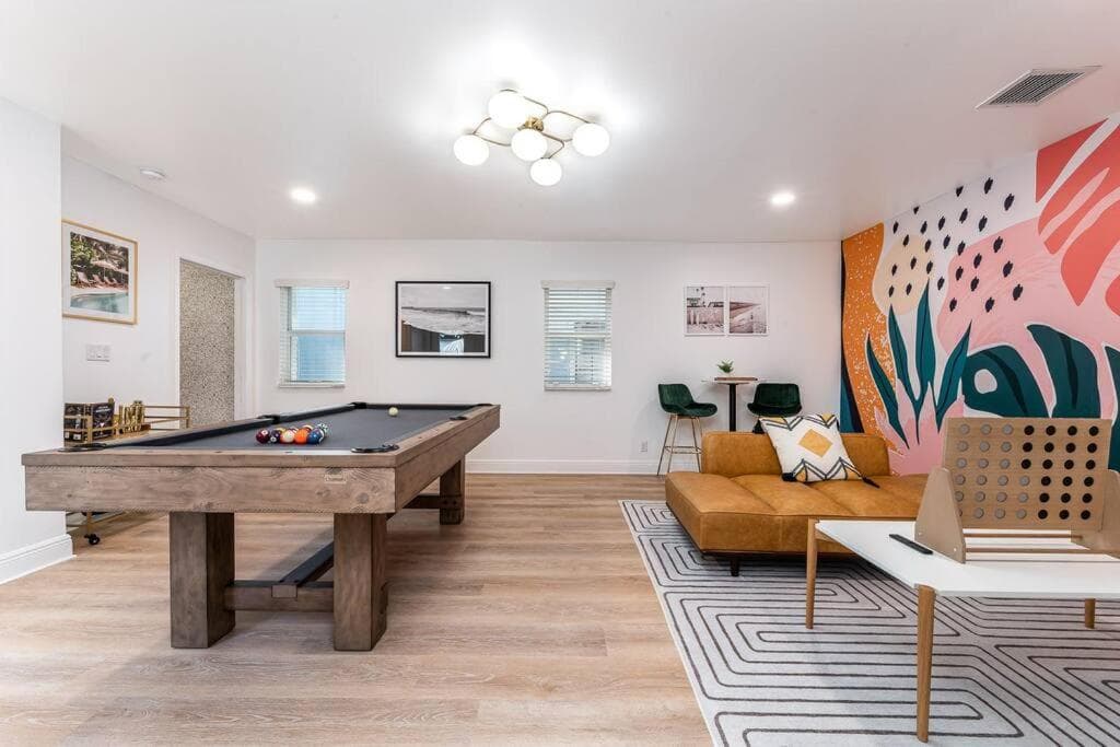 CasaOlita • Mesa de billar • 3 millas a la playa • Cocina completa — 10
