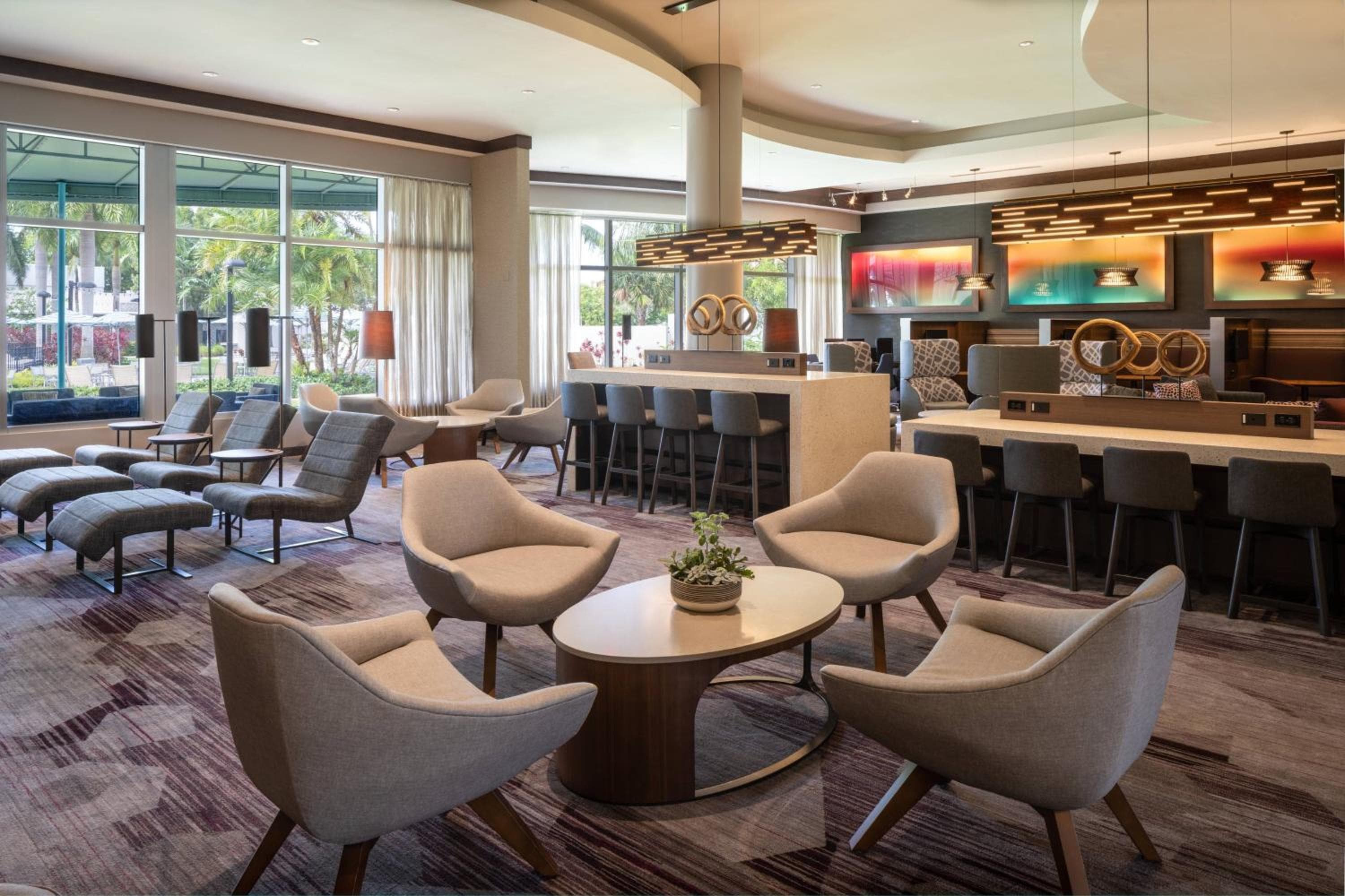 Cortile del Marriott Miami Airport — 7