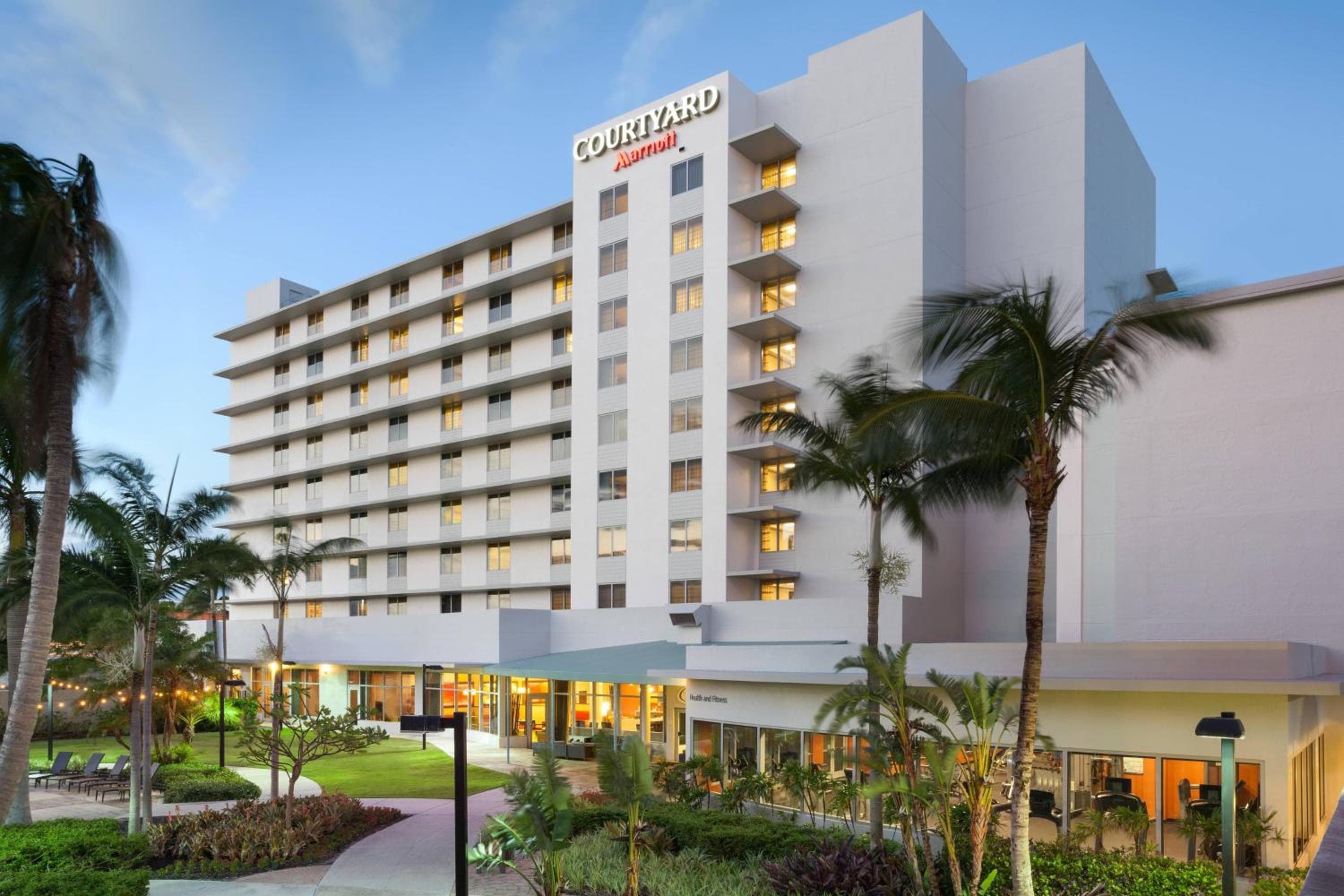 Cortile del Marriott Miami Airport — 1