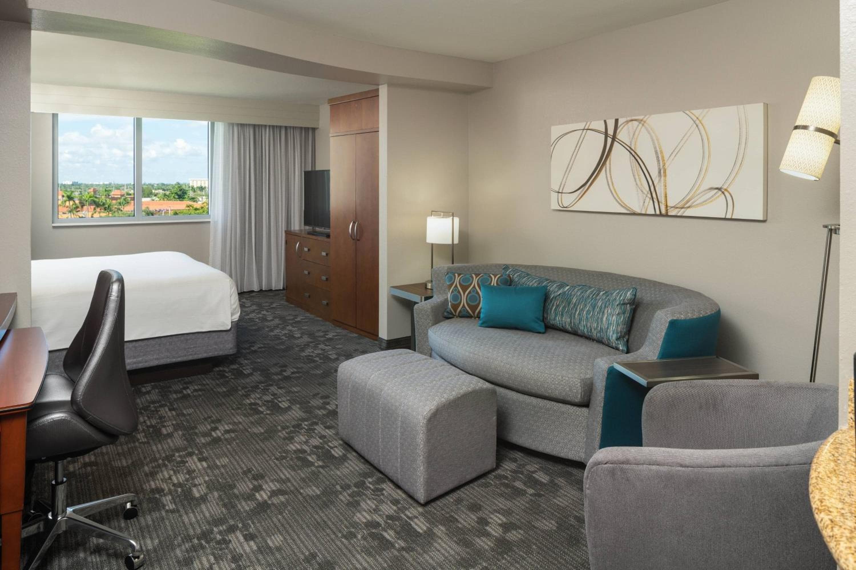 Cortile del Marriott Miami Airport — 17