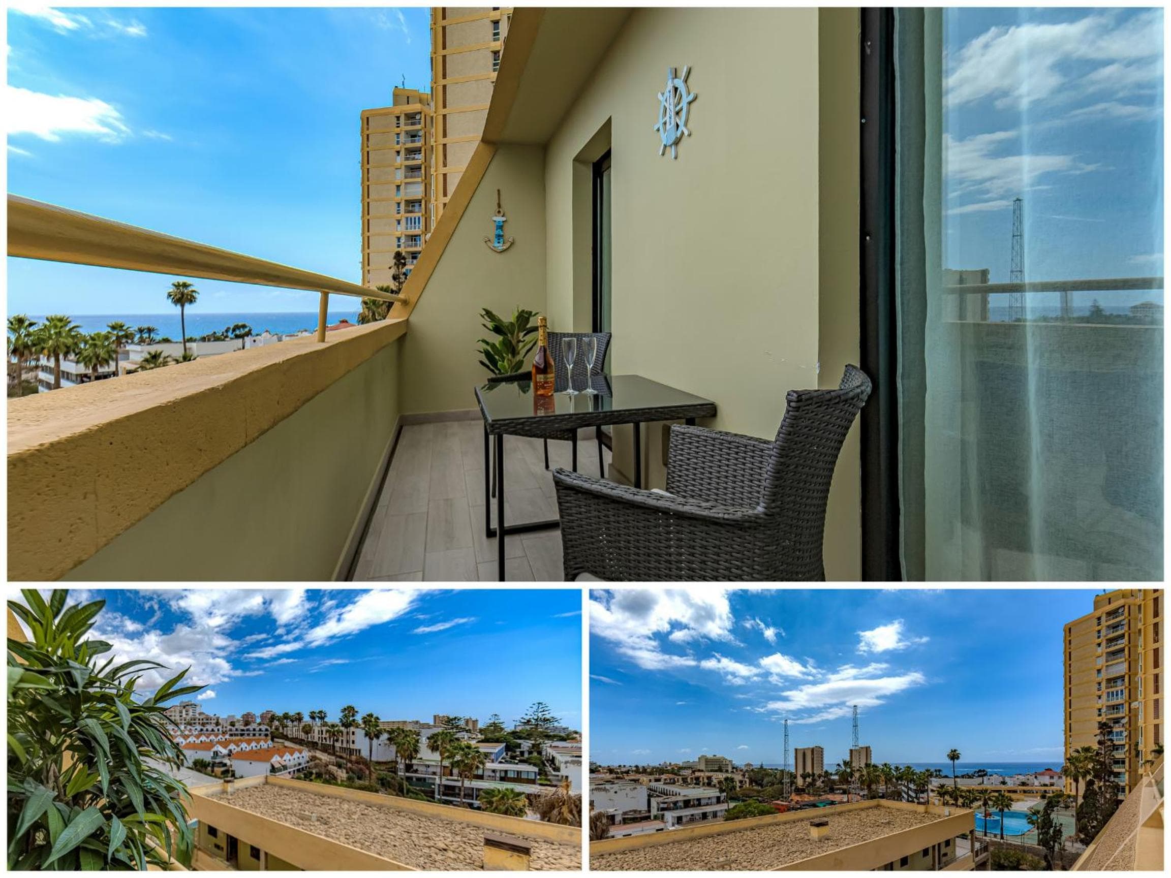 Newly reformed apartment with sea view and pool, near the beach, in Playa de Las Americas — 2