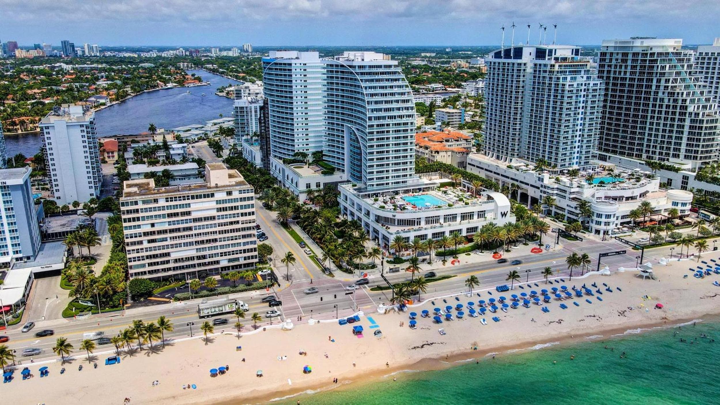 Lusso ben fornito SE Corner 2BR W Fort Lauderdale con splendida vista sull'oceano — 1