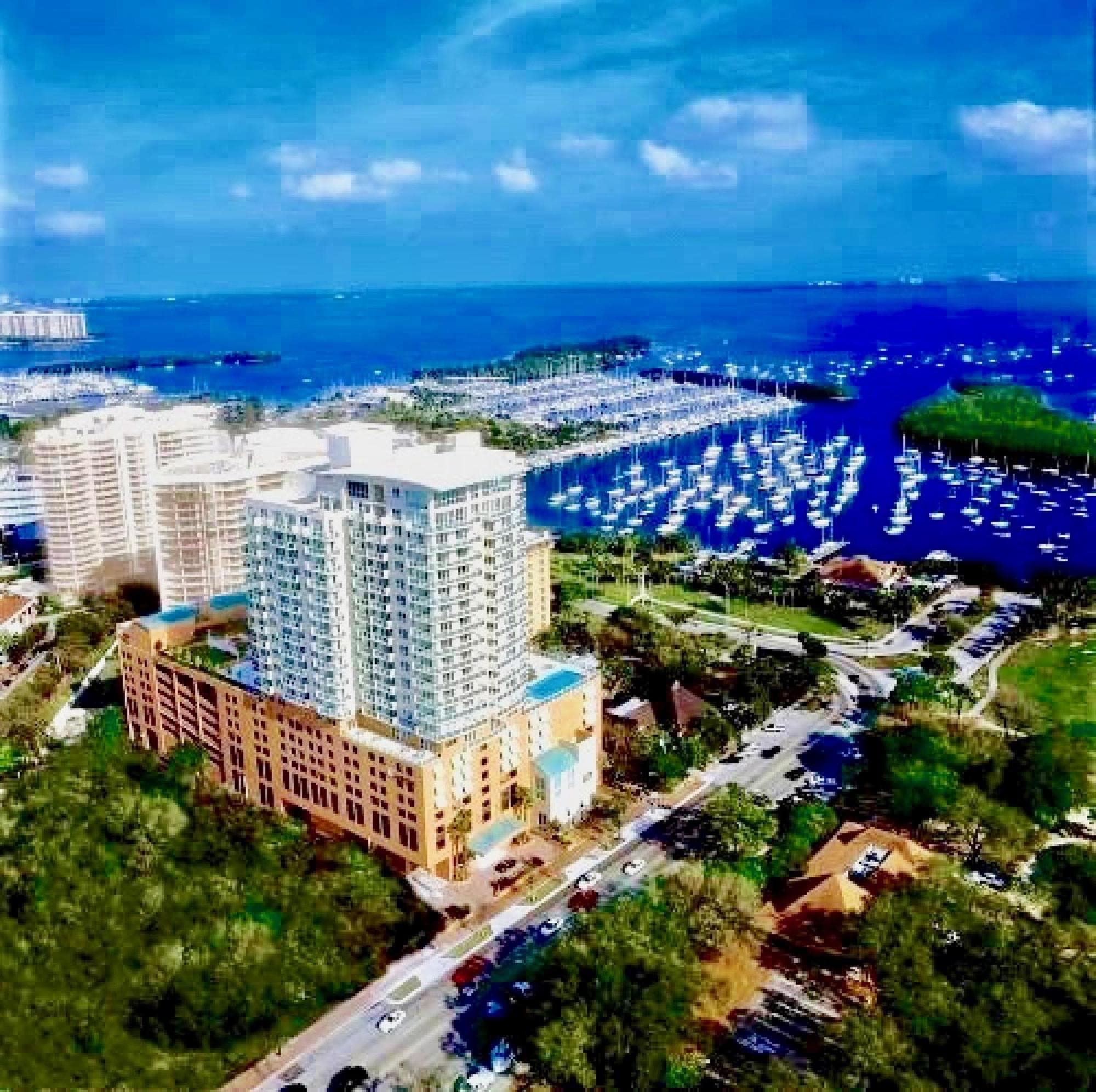 Spektakuläre Aussicht im Bayfront Coconut Grove — 1