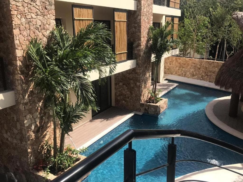 Luxury Aldea Zama 2bed - 2bat Apartment Private Terrace & Swim Up — 4