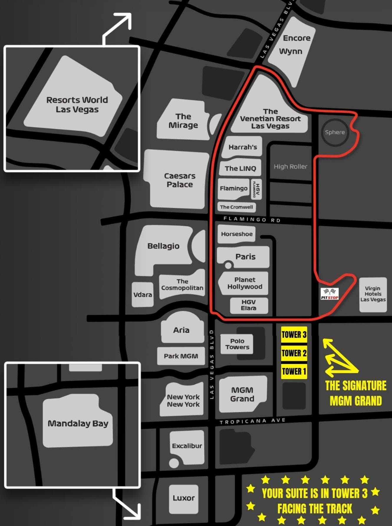 NO RESORT FEES-MGM StripView Adjoining Suites F1 View — 13