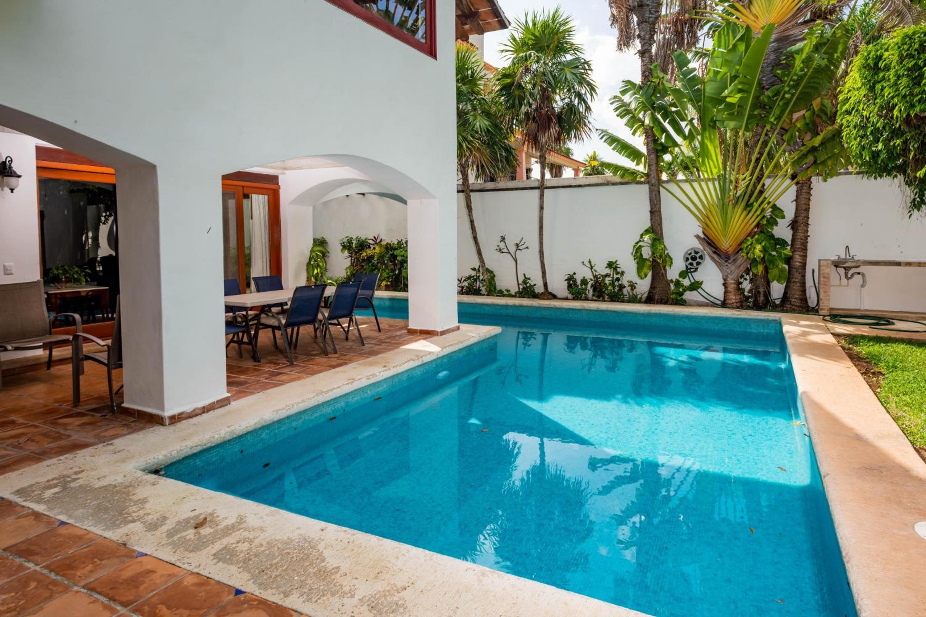 Villa messicana con piscina privata presso l'Hotel Zone — 28