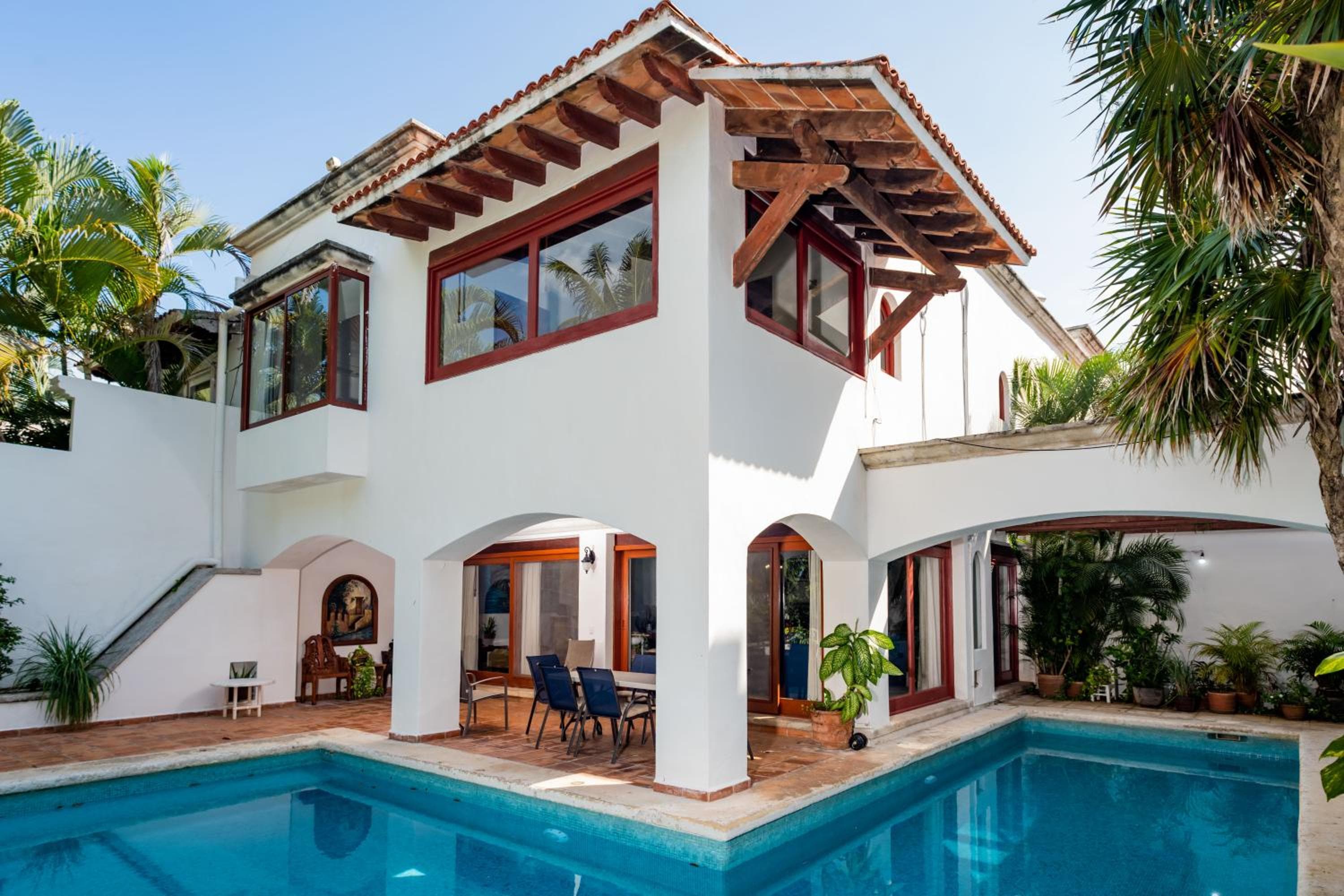 Villa messicana con piscina privata presso l'Hotel Zone — 1