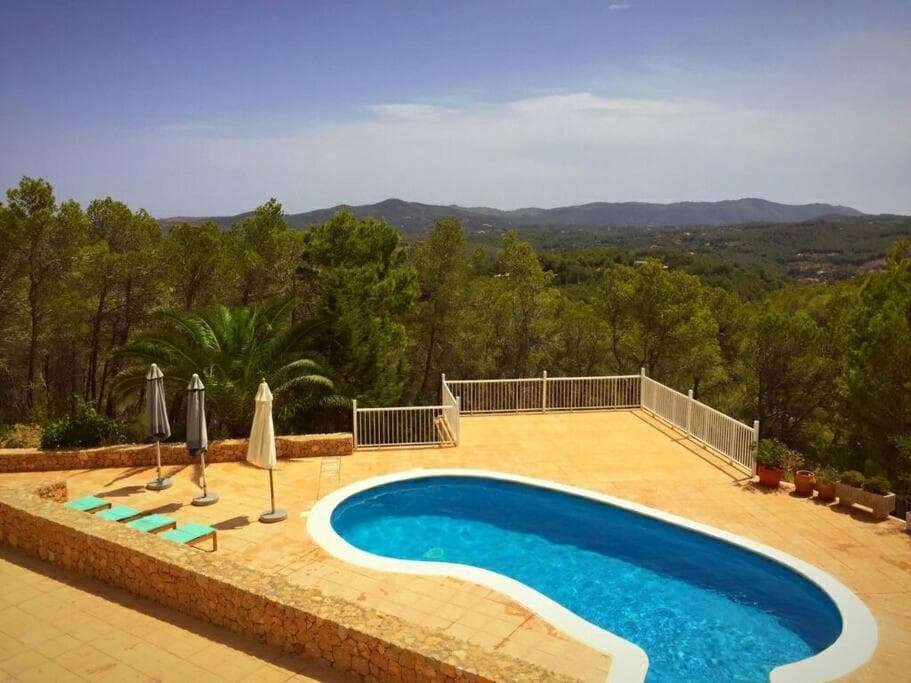 beautiful views with pool in ibiza — 8