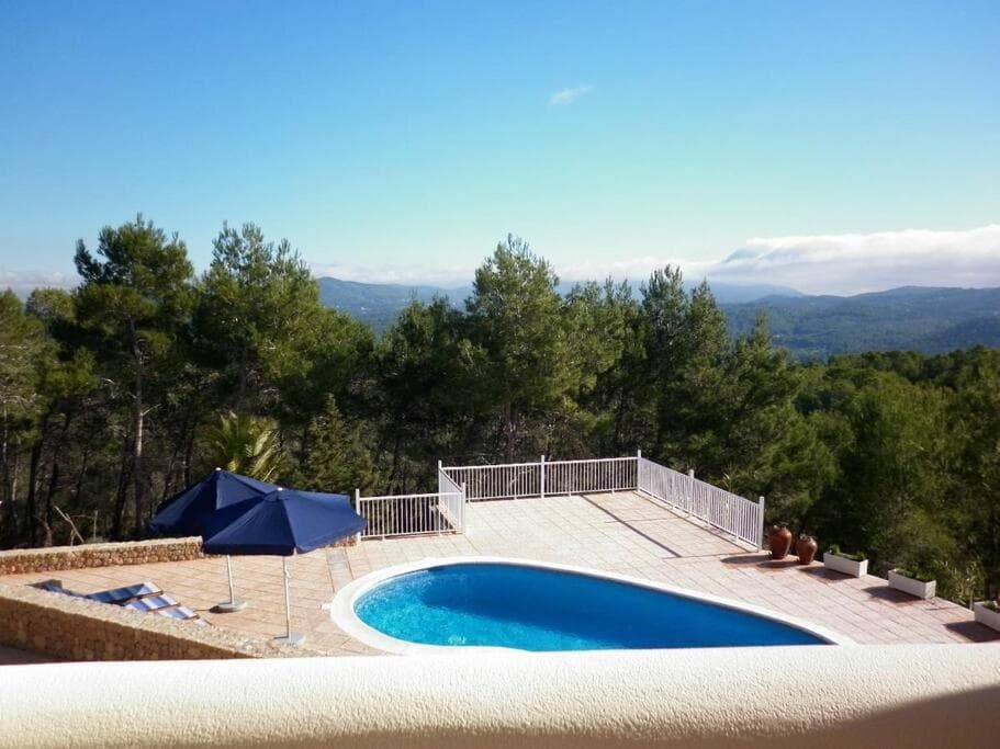 beautiful views with pool in ibiza — 10