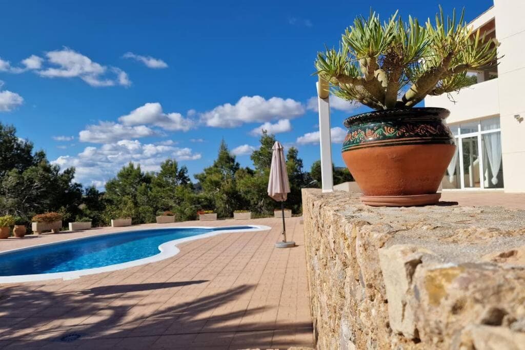 beautiful views with pool in ibiza — 13