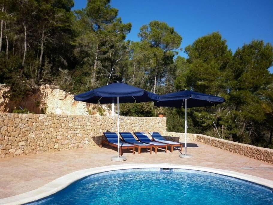 beautiful views with pool in ibiza — 25
