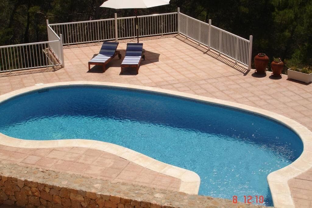 beautiful views with pool in ibiza — 28