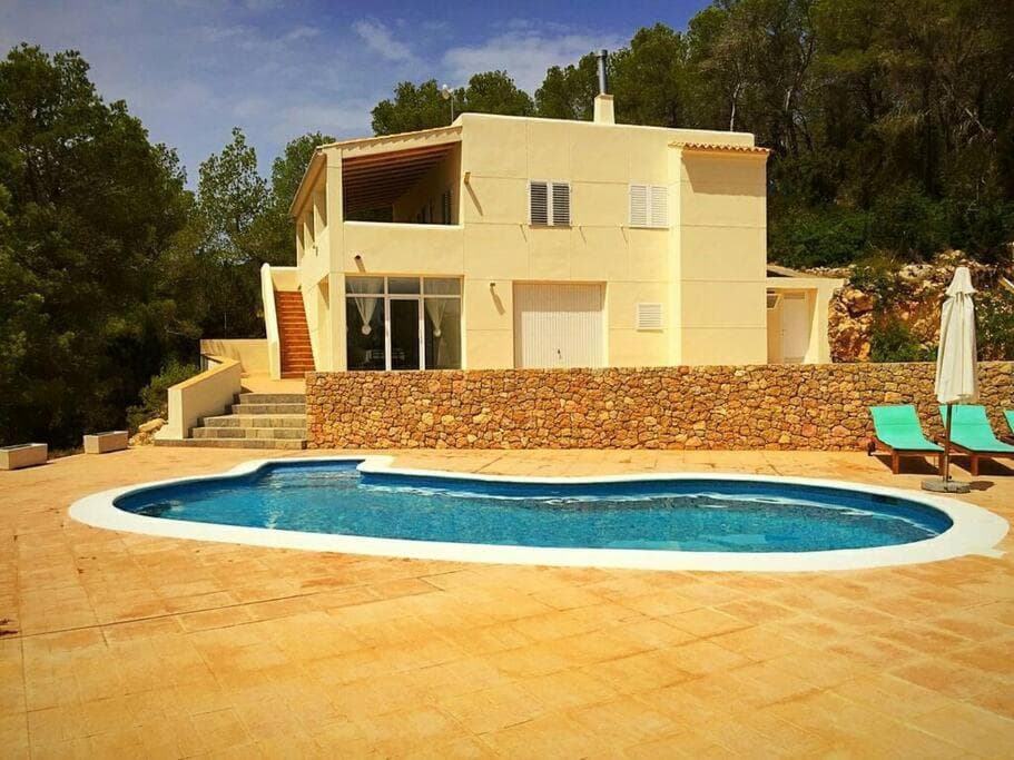beautiful views with pool in ibiza — 21