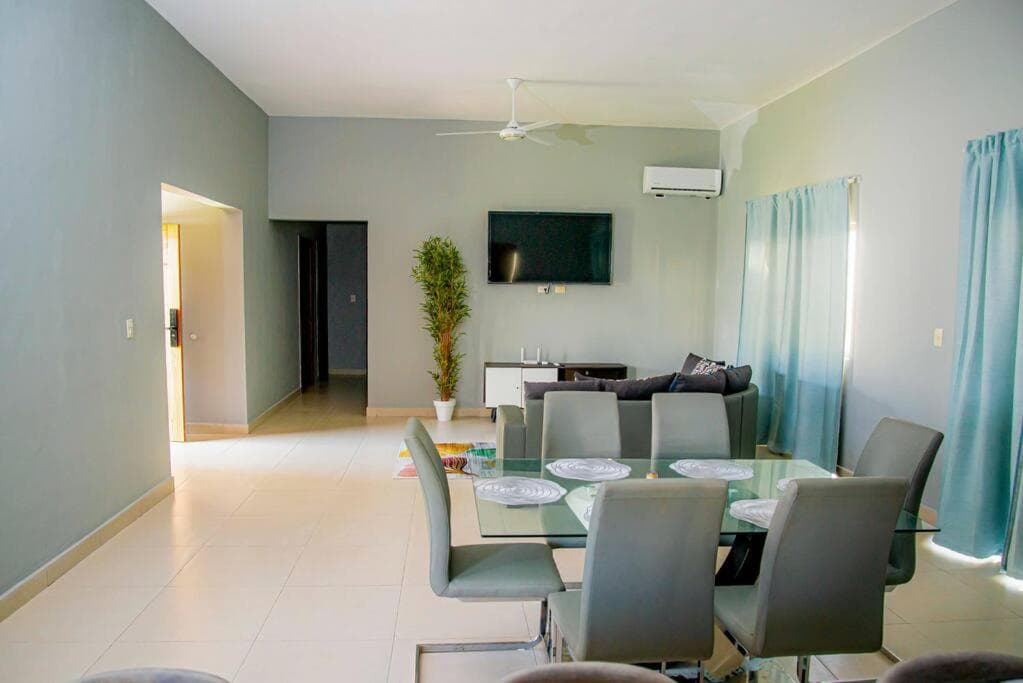 Beautiful Village 3 bedrooms Furnished Pool residencial Velero punta cana — 23