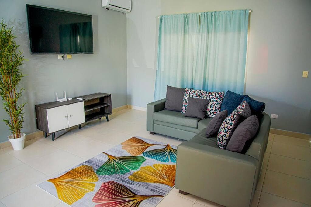 Beautiful Village 3 bedrooms Furnished Pool residencial Velero punta cana — 25