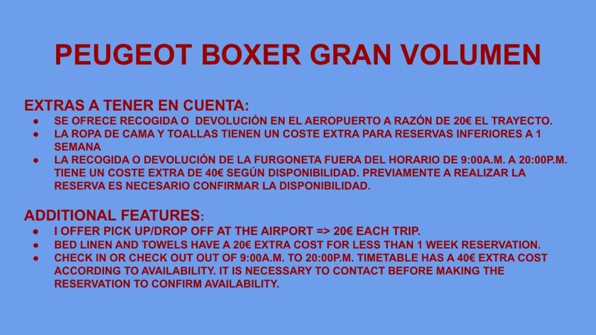 Furgoneta Camper Gran Volumen — 16