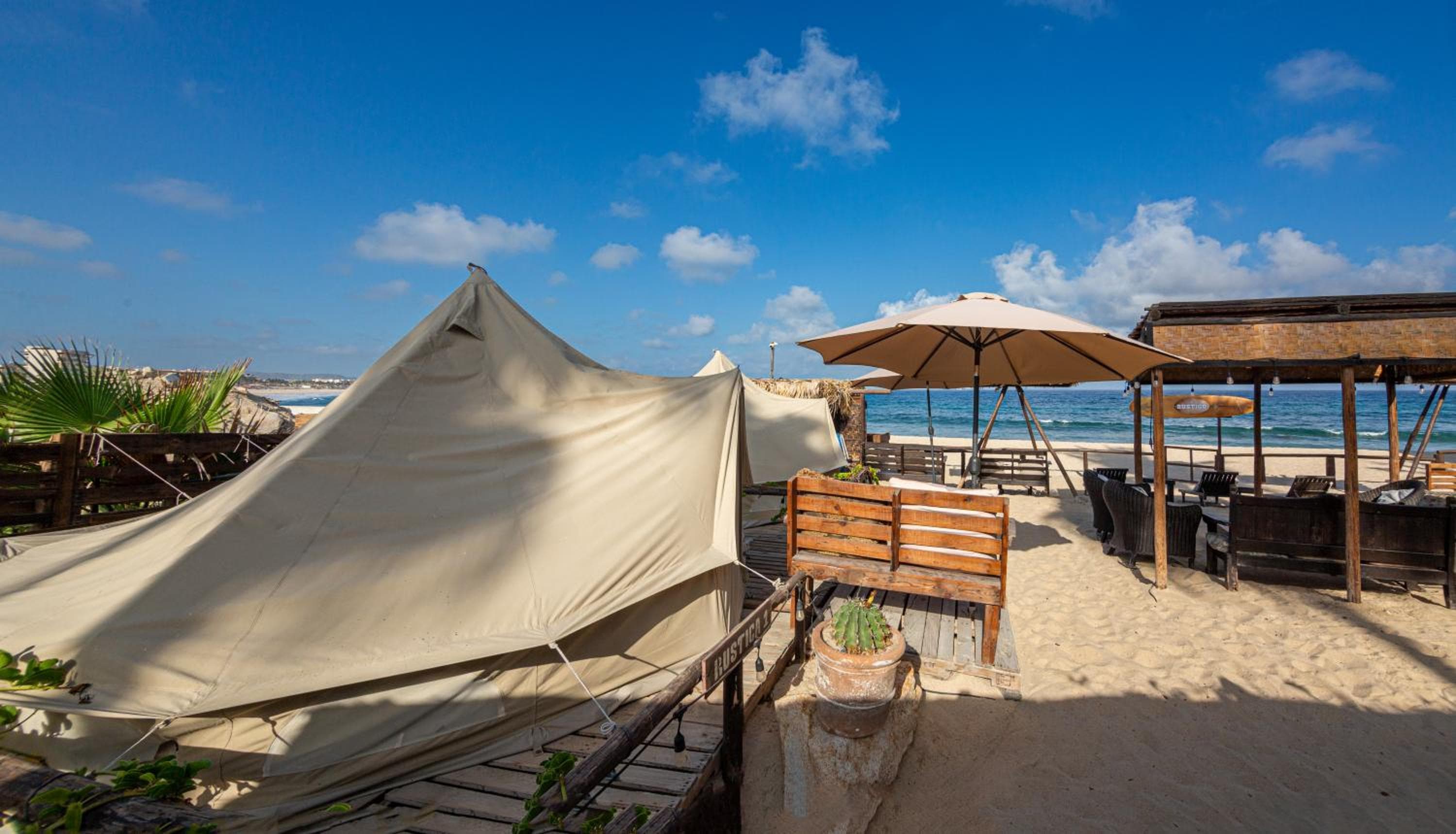 RUSTICO LOUNGE-Tipi With AC in front of the beach — 7