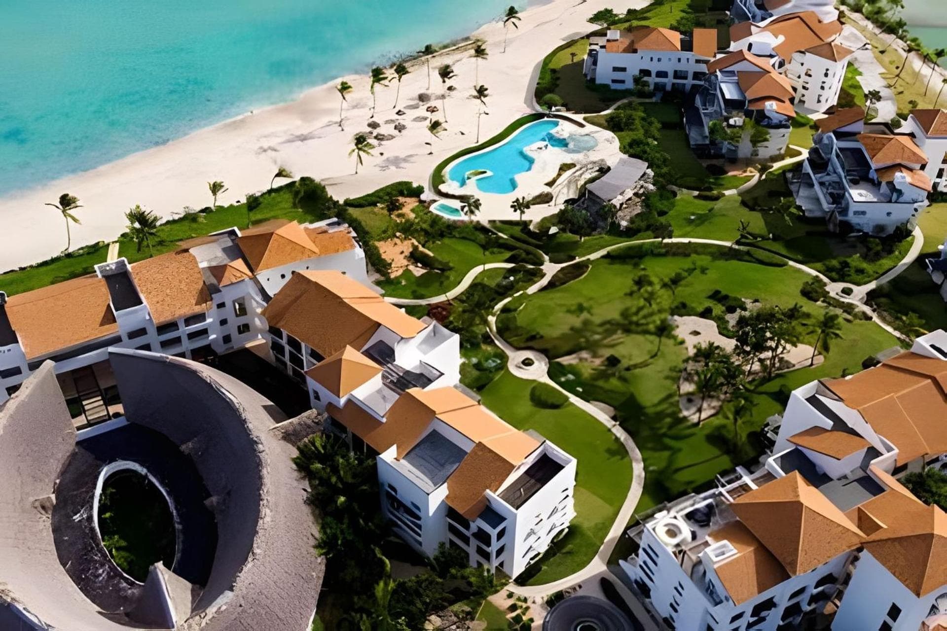 Punta Palmera Beach Front and pool views Cap Cana — 26