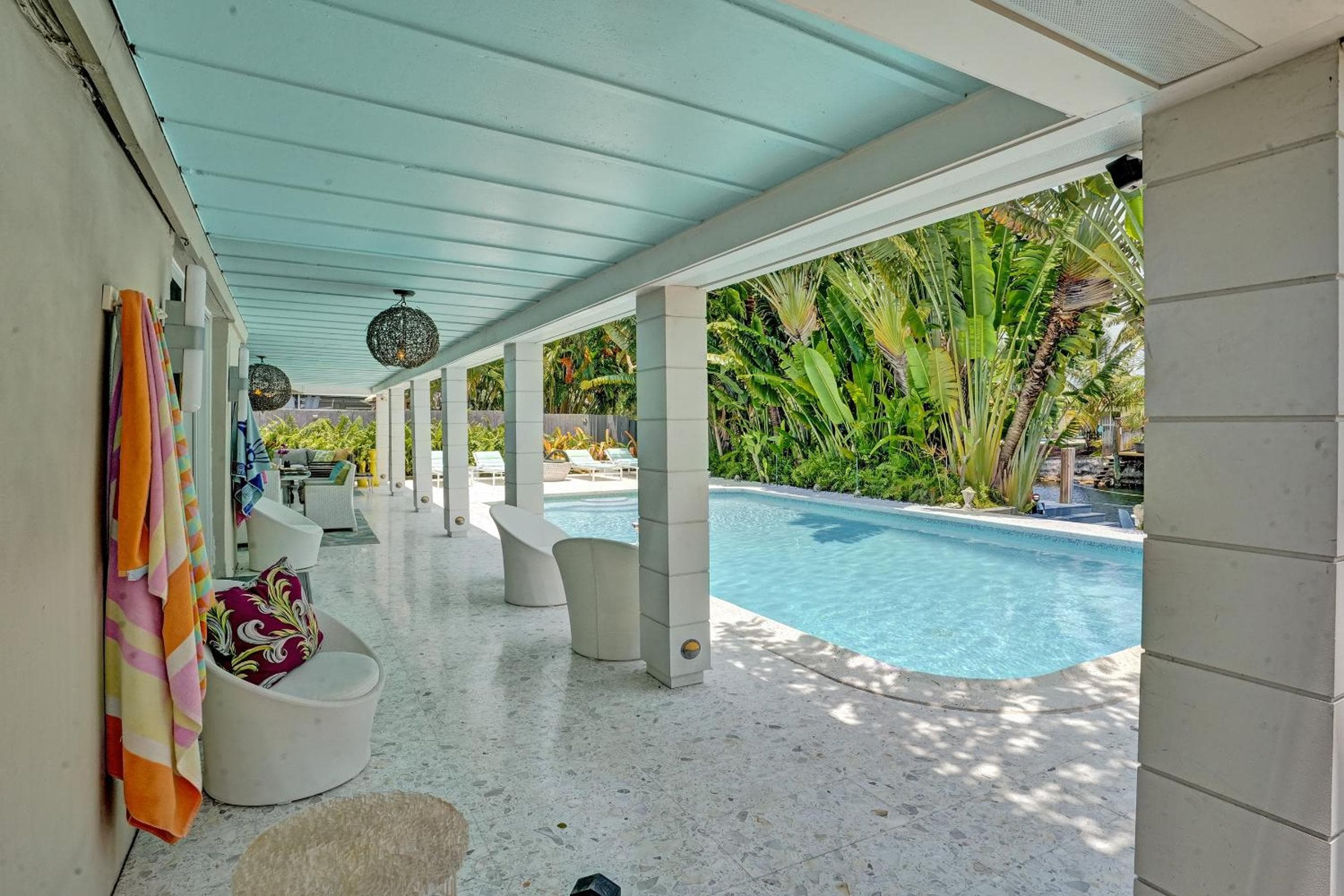 New! Waterfront Heated Pool, Fishing Pier, Designer Touches, 2mi to Beach — 13