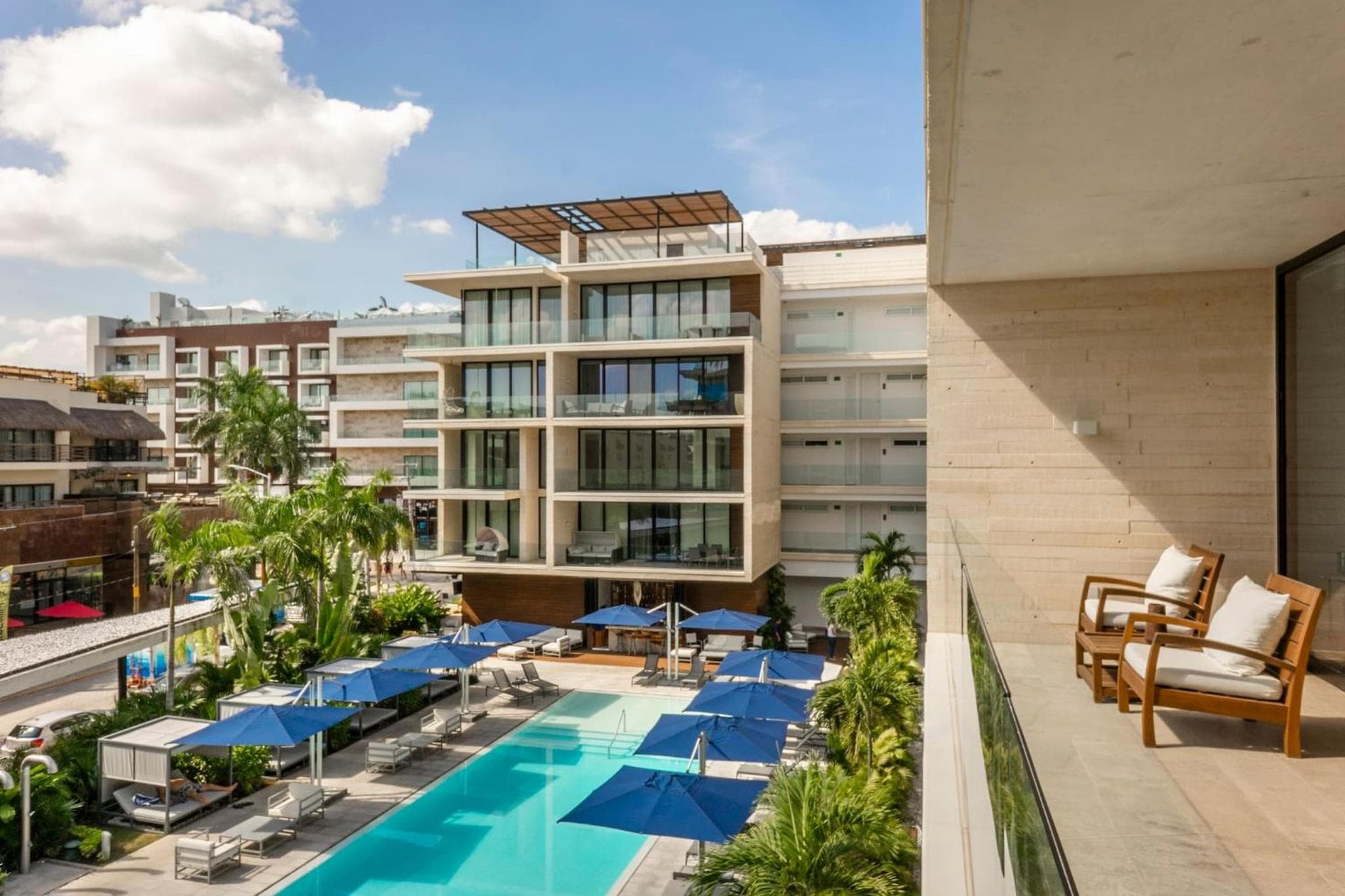 Oceana Luxury Apartment Gehzeit zum Strand und Day Club — 2