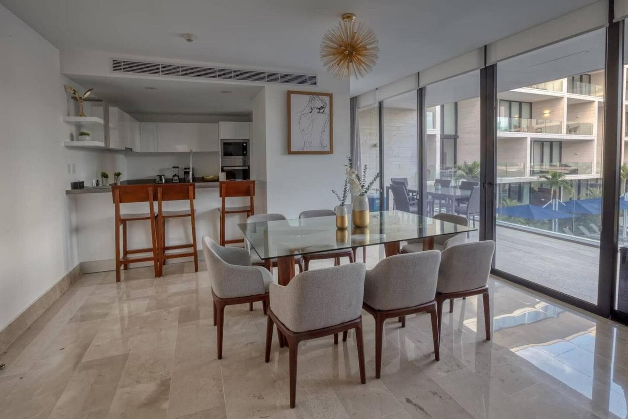 Oceana Luxury Apartment Gehzeit zum Strand und Day Club — 10