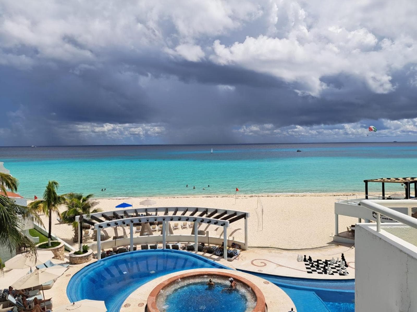 SUNSET FISHERMEN BEACH & SPA RESORT-Optional All Inclusive- 3 UNITS CHOICE-ROOM - 344A Ocean view with terrace- ROOM 344B No terrace, View from window to p — 24