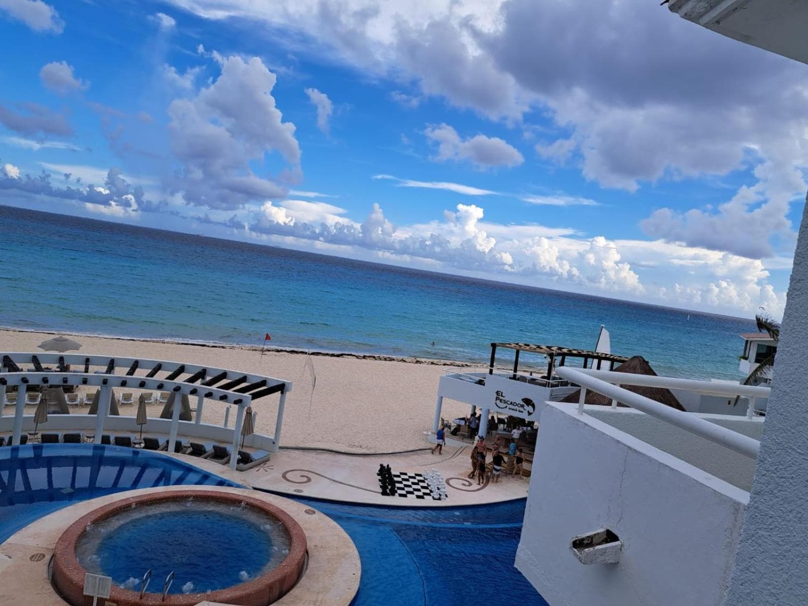 SUNSET FISHERMEN BEACH & SPA RESORT-Optional All Inclusive- 3 UNITS CHOICE-ROOM - 344A Ocean view with terrace- ROOM 344B No terrace, View from window to p — 25