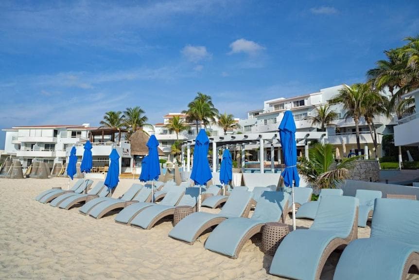 SUNSET FISHERMEN BEACH & SPA RESORT-Optional All Inclusive- 3 UNITS CHOICE-ROOM - 344A Ocean view with terrace- ROOM 344B No terrace, View from window to p — 7