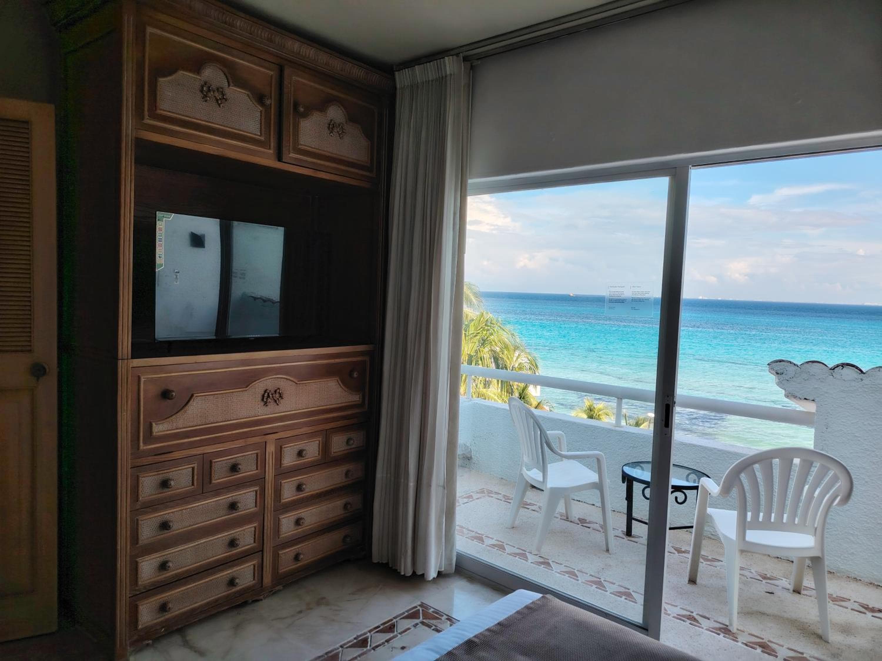 SUNSET FISHERMEN BEACH & SPA RESORT-Optional All Inclusive- 3 UNITS CHOICE-ROOM - 344A Ocean view with terrace- ROOM 344B No terrace, View from window to p — 18