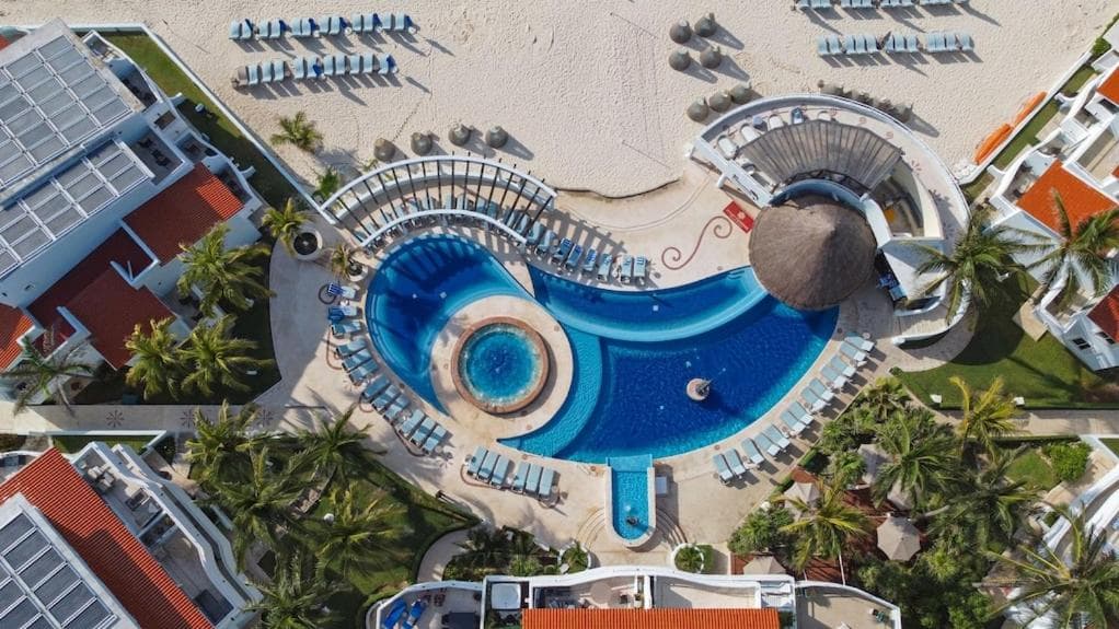 SUNSET FISHERMEN BEACH & SPA RESORT-Optional All Inclusive- 3 UNITS CHOICE-ROOM - 344A Ocean view with terrace- ROOM 344B No terrace, View from window to p — 22