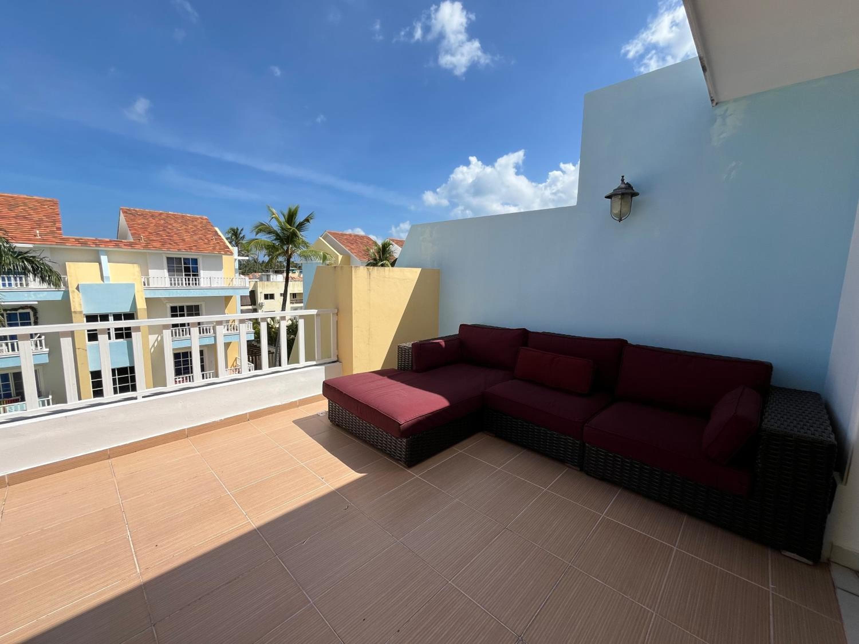 Luxury Beach Penthouse with Pool, BBQ, AC, Wi-Fi, 5-Min Walk to El Cortecito & Bavaro Beaches, Punta Cana — 3