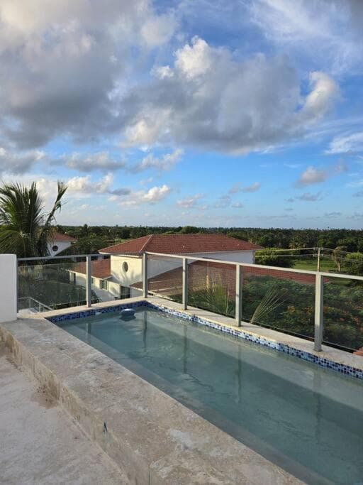 Penthouse Moderno, playa privada — 18