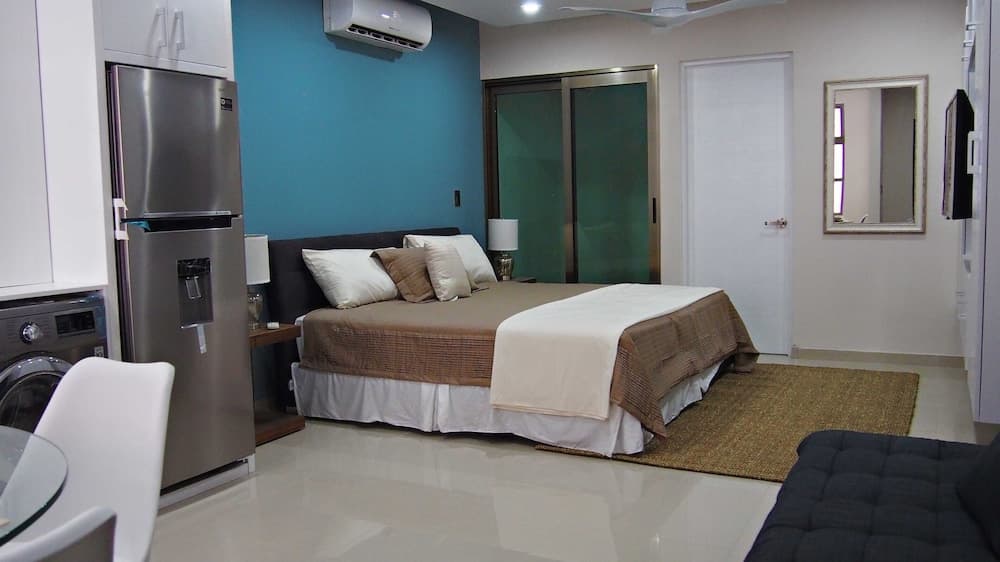 Palmarena Habitaciones y Residencias - Comodidad de Larga Estancia con Estacionamiento, Sauna, Gimnasio y Piscina (A pasos de la 5ta Avenida) — 6