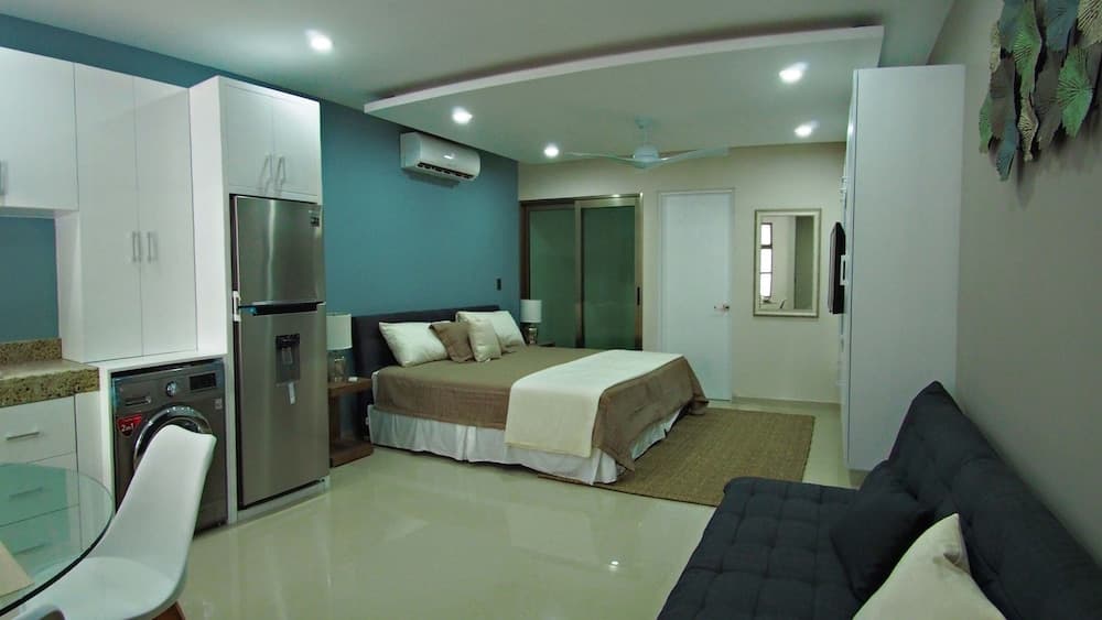 Palmarena Habitaciones y Residencias - Comodidad de Larga Estancia con Estacionamiento, Sauna, Gimnasio y Piscina (A pasos de la 5ta Avenida) — 7