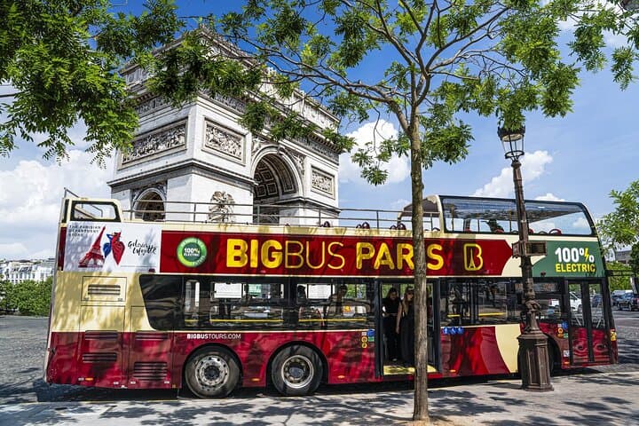 Paris Big Bus Hop-On Hop-Off Tour mit optionaler Flusskreuzfahrt