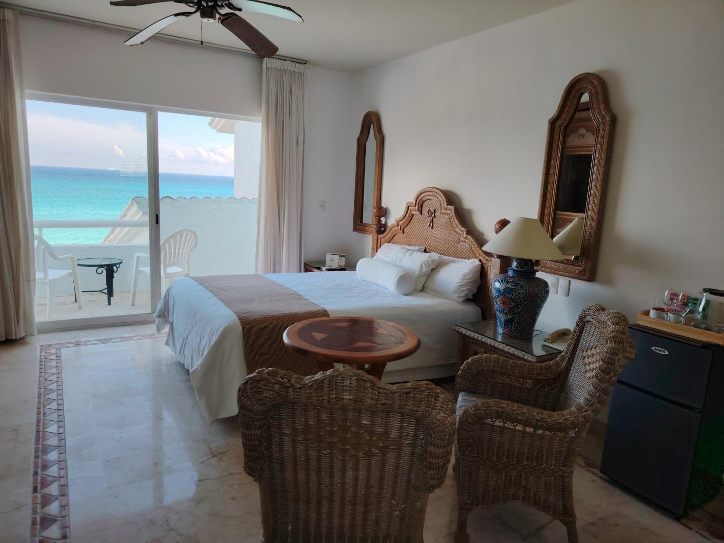 SUNSET FISHERMEN BEACH & SPA RESORT-Optional All Inclusive- 3 UNITS CHOICE-ROOM - 344A Ocean view with terrace- ROOM 344B No terrace, View from window to p — 10