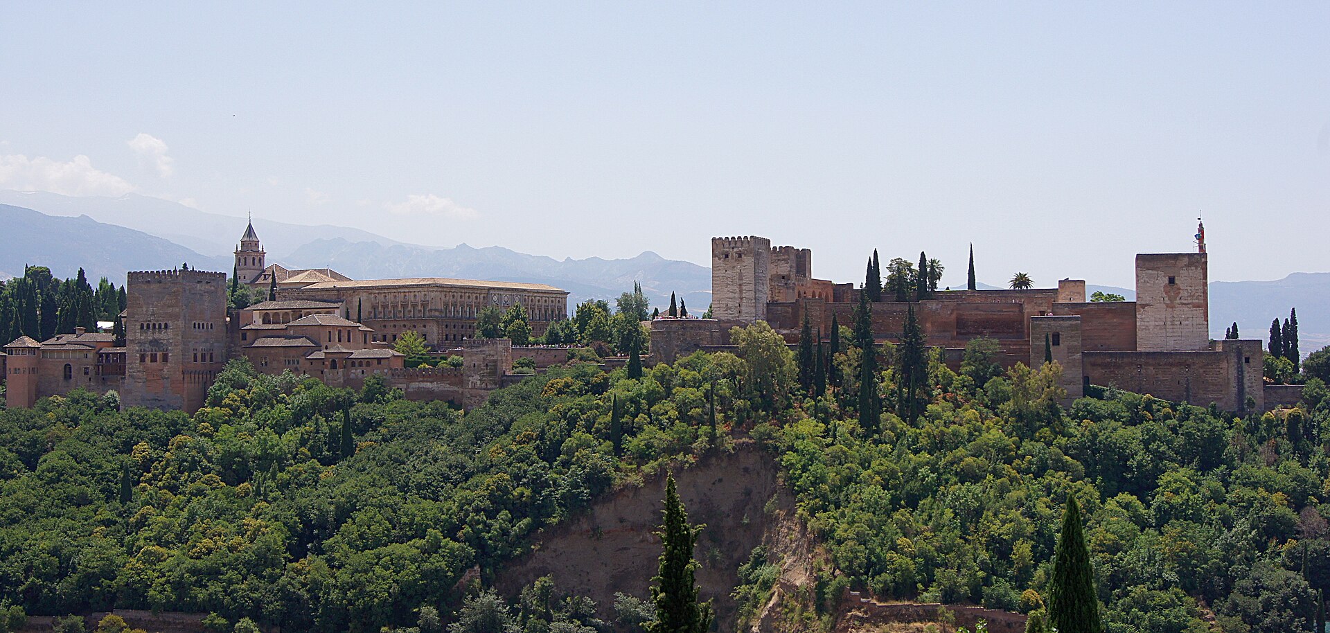 The Alhambra above Granada